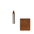 A maple-colored wood-grain textured paint pen with metallic silver body for wooden furniture repair and scratch restoration