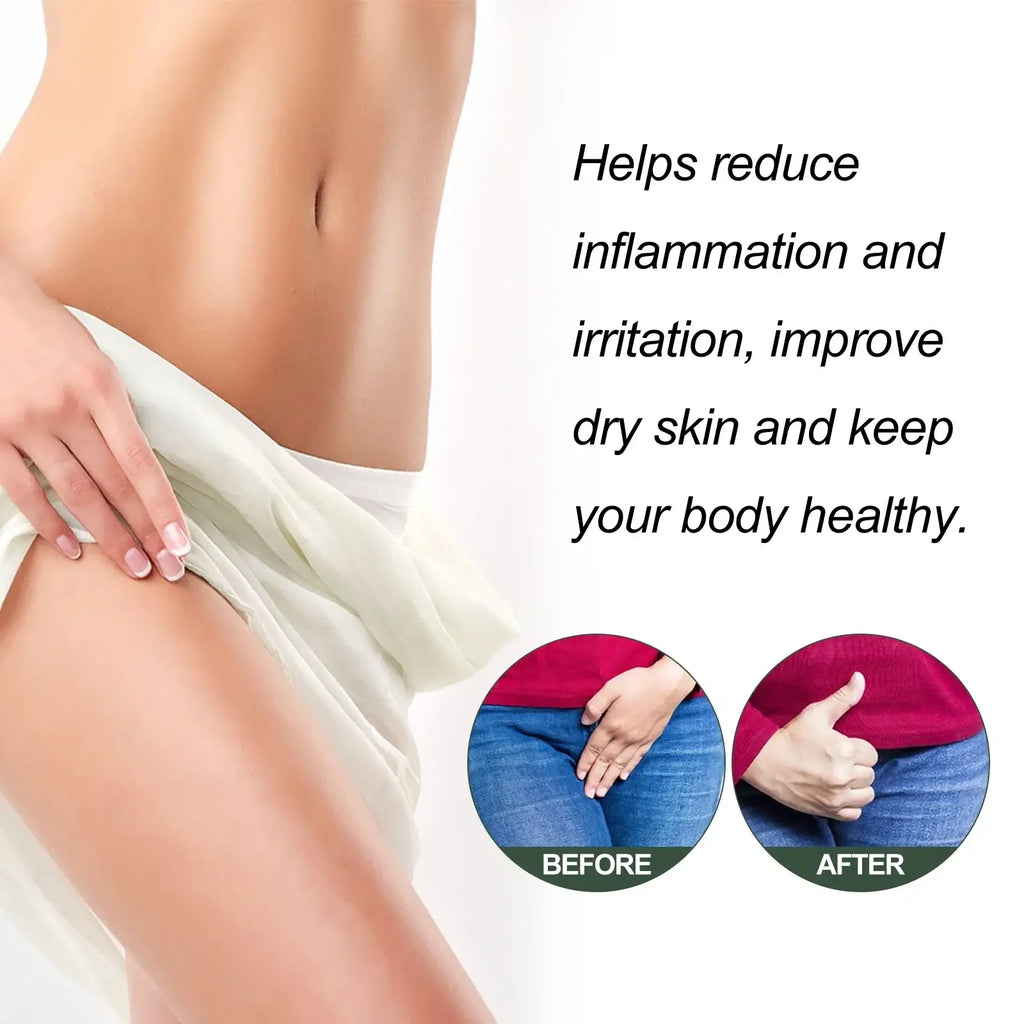 A white soft fabric garment worn as underwear complementing woodsleep yoni oil for vaginal tightening of private parts
