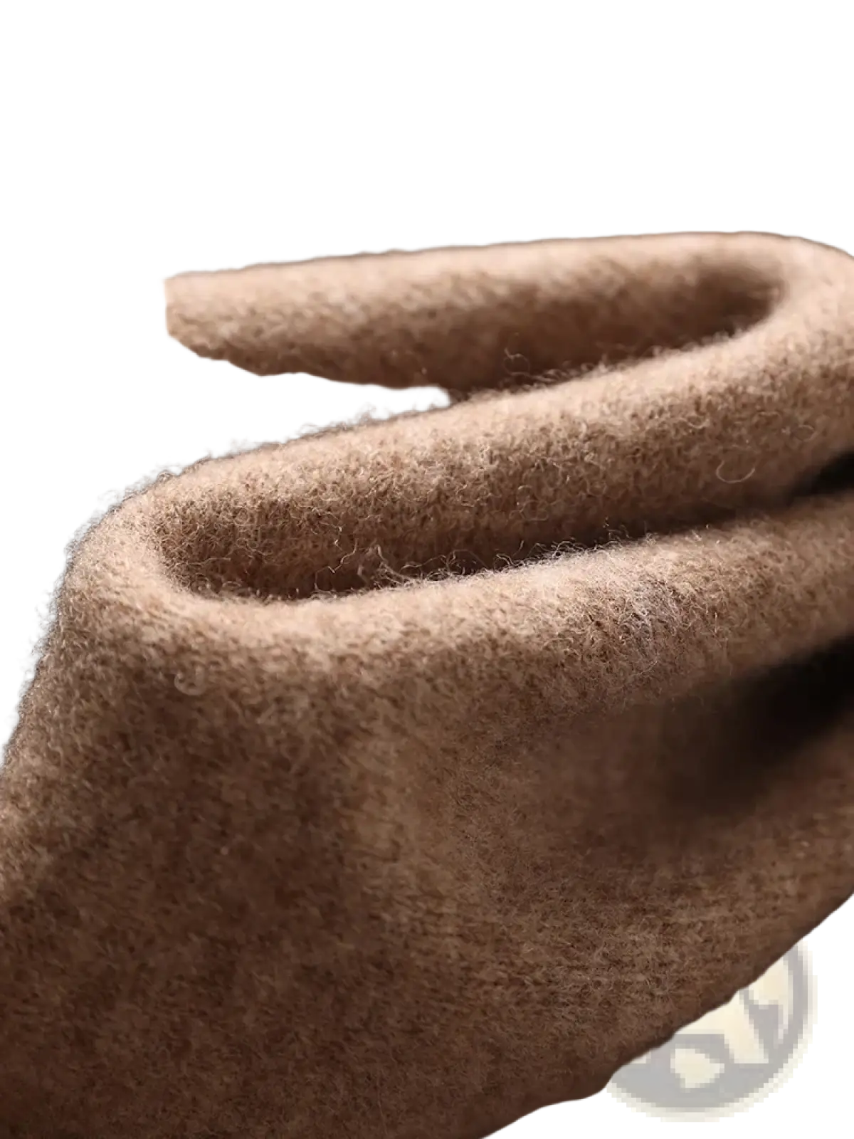 Wool shawl wrap scarf for women in camel color featuring soft warm woolen fabric with plush textured surface