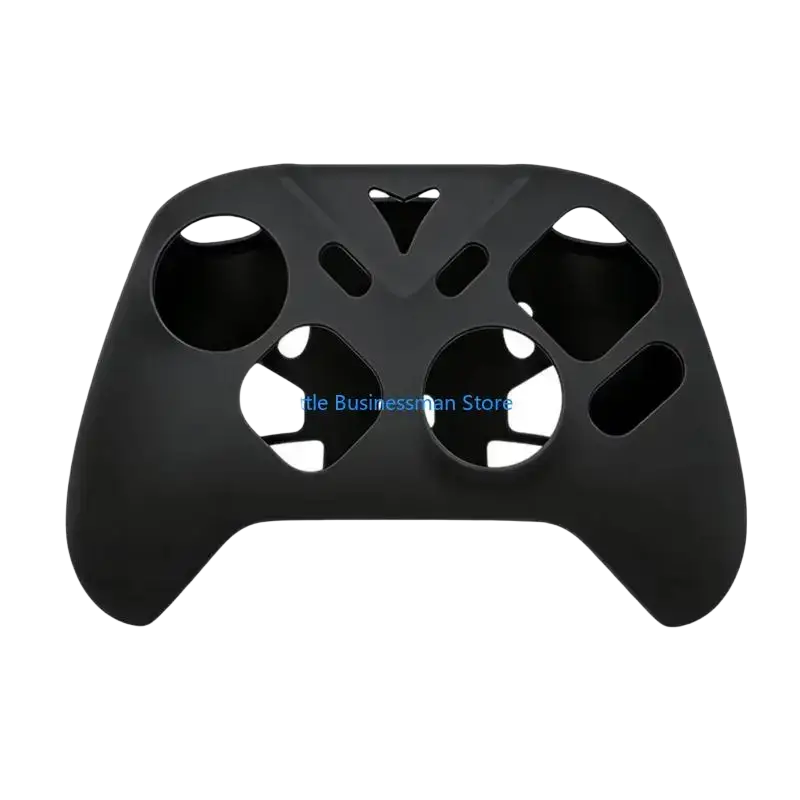Black silicone protective case skin for xbox controller designed to fit snugly over buttons and joysticks