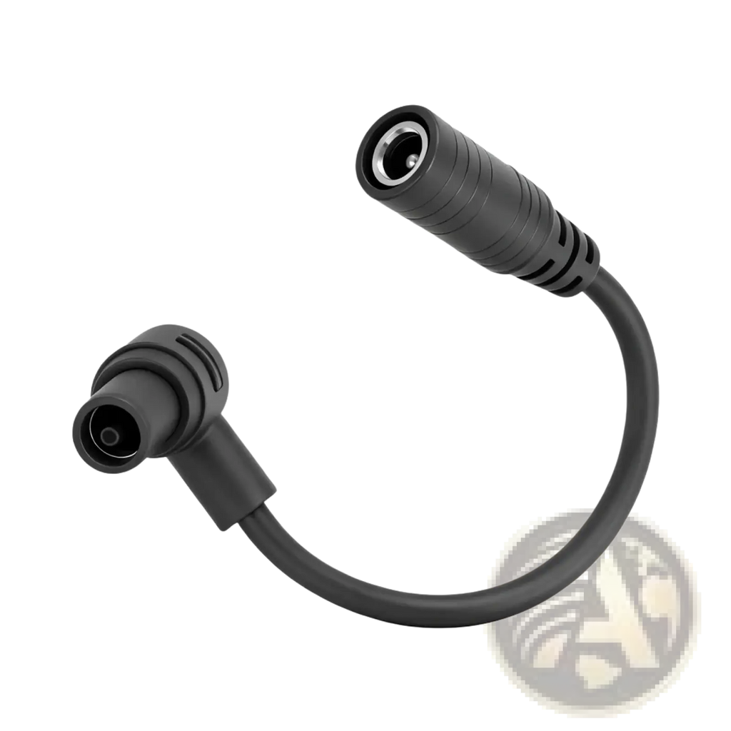 Black plastic angled adapter cable with curved connector for xiaomi 4 ultra charging port adapter cable