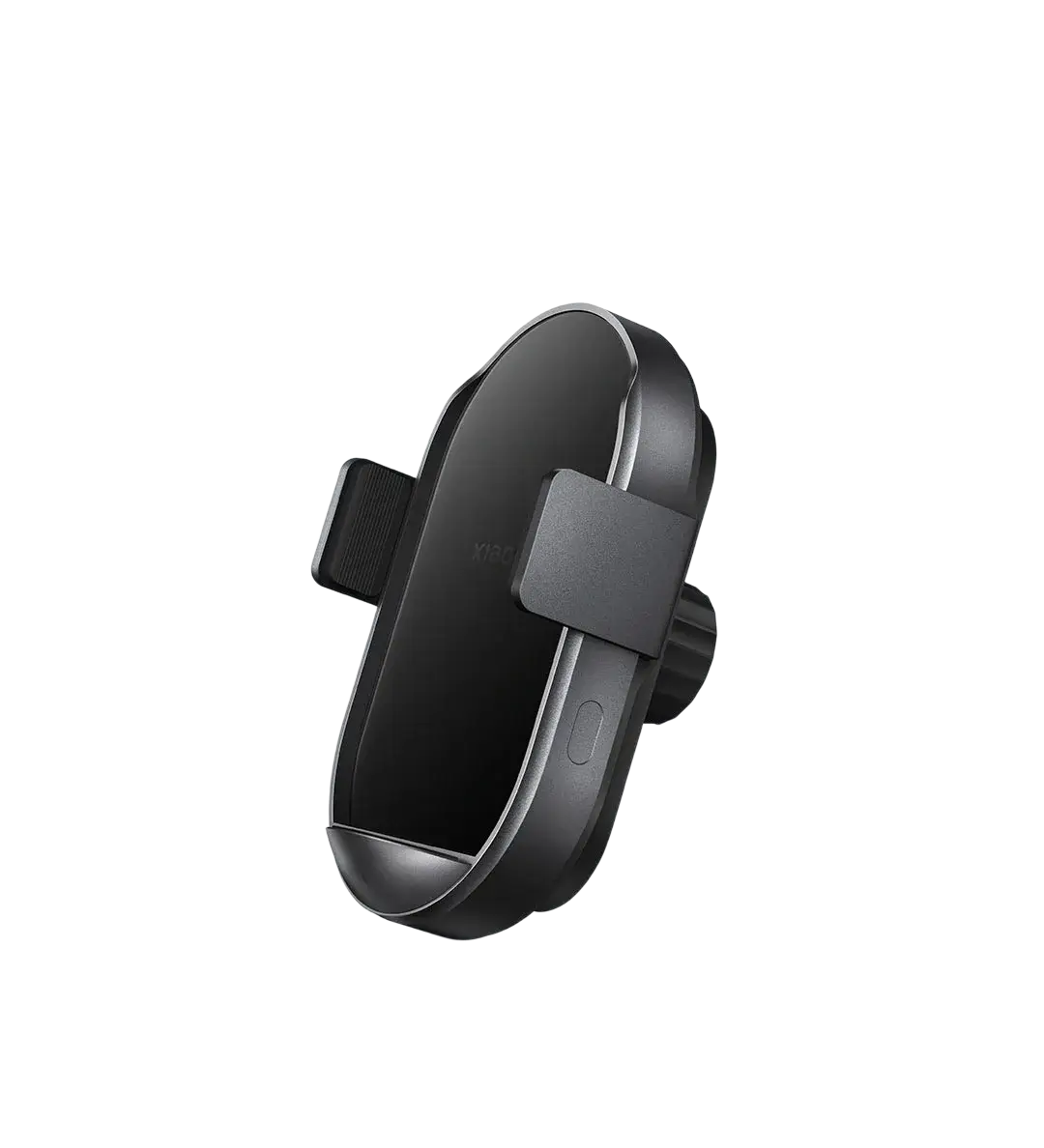 Xiaomi 50w car wireless charger in black with sleek minimalist design dual interface and adjustable clamping heat dissipation