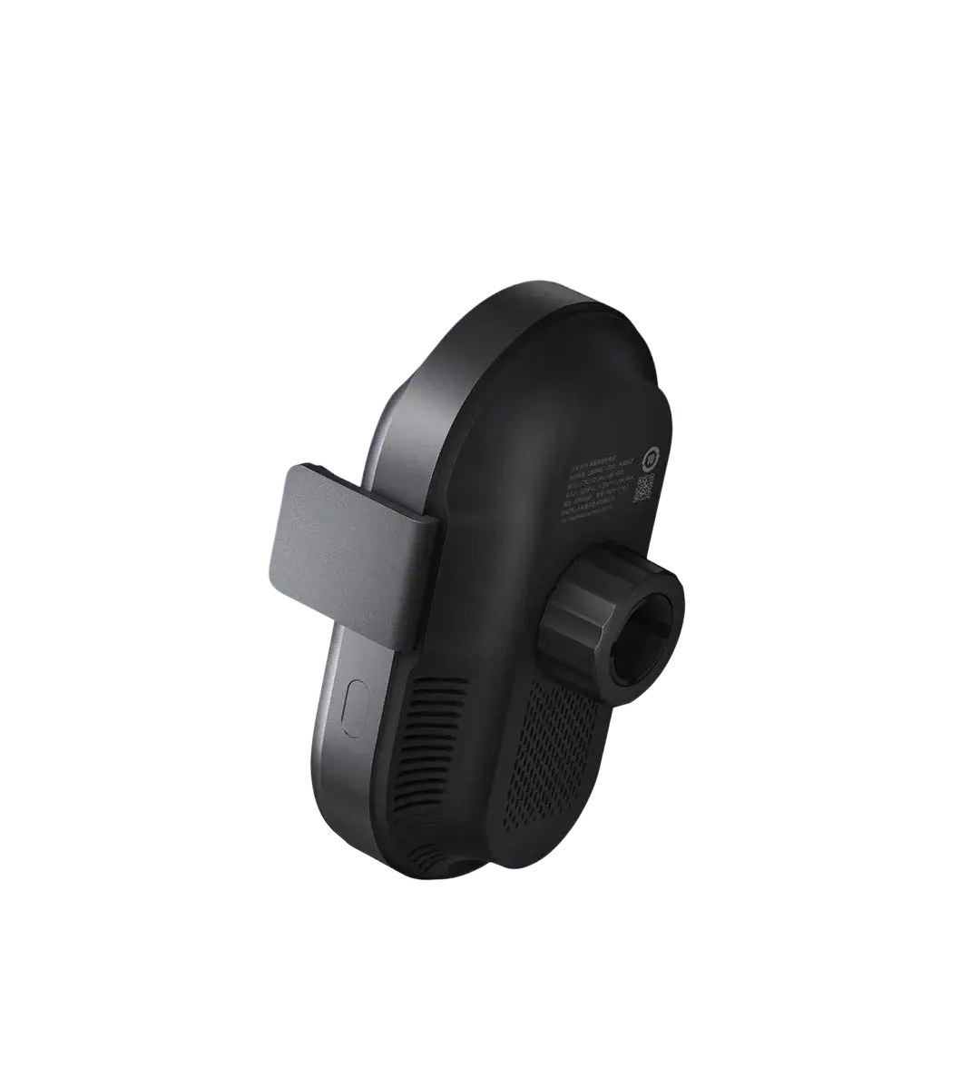 Black plastic xiaomi 50w car wireless charger with matte finish dual interface and integrated clip for heat dissipation