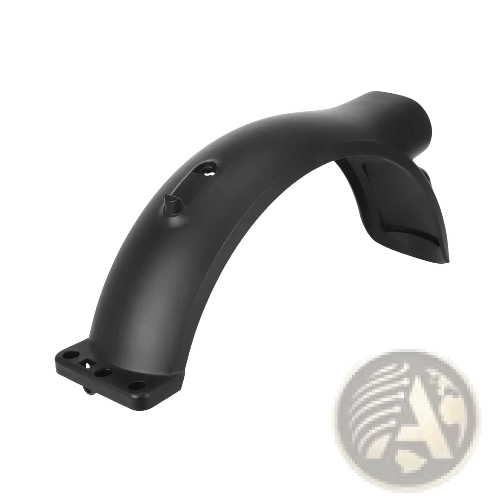 Black plastic bicycle mudguard with curved design and mounting holes for xiaomi 6lite scooter accessory replacement set
