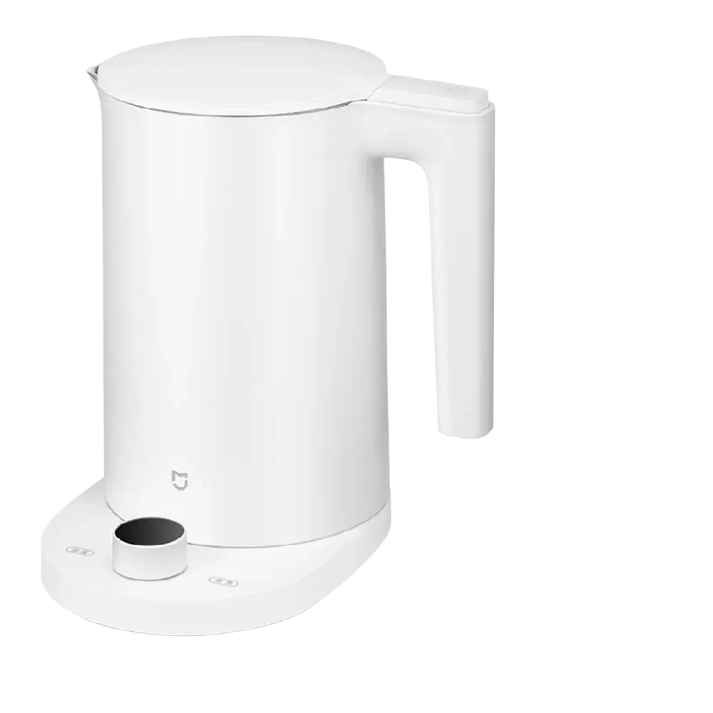 White xiaomi mijia smart kettle 2 pro electric kettle with sleek minimalist design and smooth plastic body