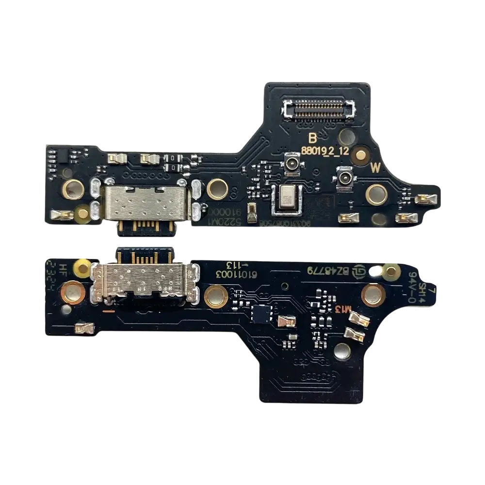 Black circuit board with gold-plated usb-c charging port for xiaomi redmi 10c 10a 13c 14c replacement china post