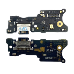 Black circuit board with gold and silver connectors and usb-c port for quick charge in xiaomi redmi 10c 10a 13c 14c china post flex cable